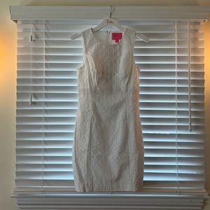 White Lilly Pulitzer Shift Dress, GUC, Size 2
